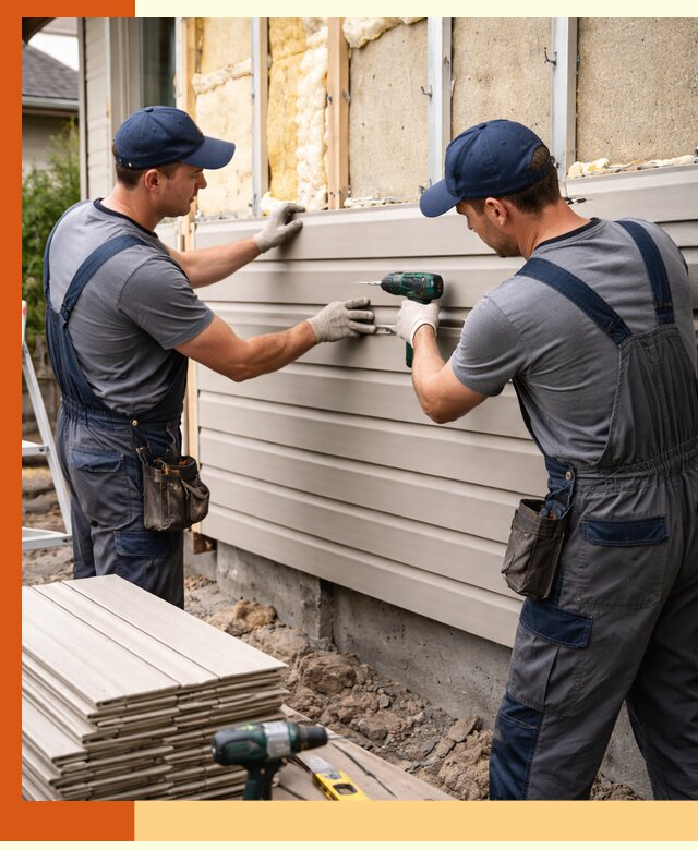 Монтаж сайдинга после утепления в Сибае качественно и надежно